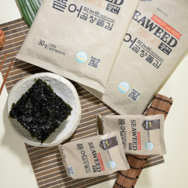 [Crunchy and Crispy] Gwangcheon Seasoned Seaweed (Gift Set) | 광천 뜯어먹는 곱창돌김 (선물 세트)