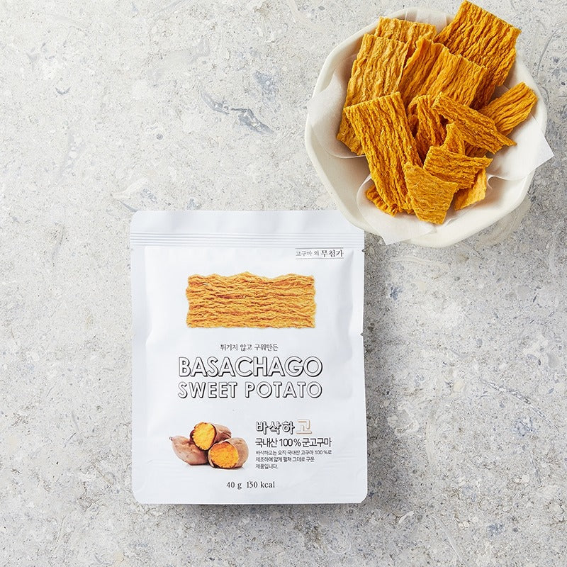 [BASACHAGO] Sweet Potato Chips 바삭하고 고구마칩 (40g)