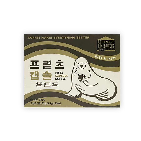 Capsule Coffee - Old Dog 프릳츠 캡슐ㅣ올드독 10개입 (55g, 5.5g x 10ea)